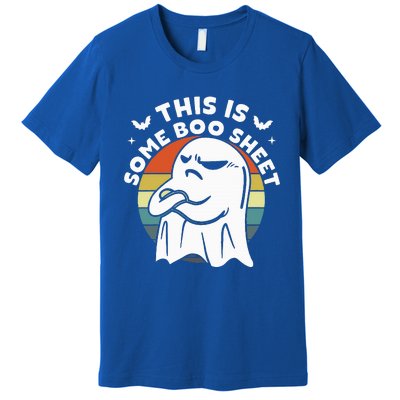 This Is Some Boo Sheet Ghost Halloween Costume Premium T-Shirt