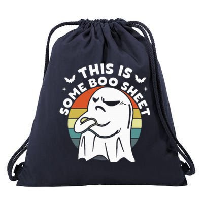 This Is Some Boo Sheet Ghost Halloween Costume Drawstring Bag