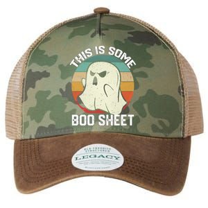 This Is Some Boo Sheet Funny Halloween Ghost Great Gift Legacy Tie Dye Trucker Hat