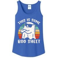 This Is Some Boo Sheet Halloween Ghost Funny Gift Ladies Essential Tank