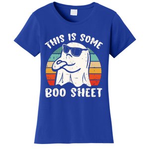 This Is Some Boo Sheet Halloween Ghost Funny Gift Women's T-Shirt