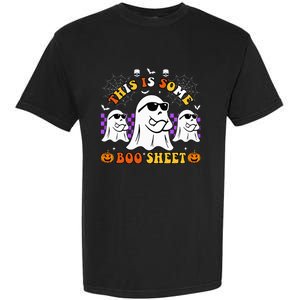 This Is Some Boo Sheet Funny Halloween Garment-Dyed Heavyweight T-Shirt