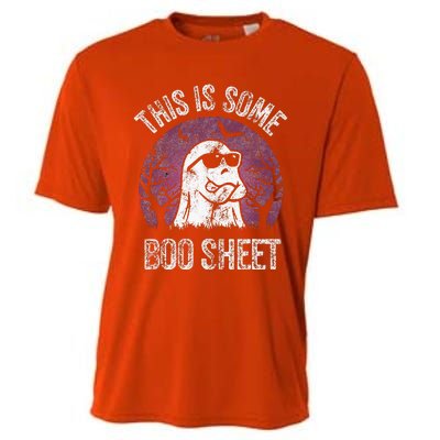 This Is Some Boo Sheet Ghost Halloween Costume Cooling Performance Crew T-Shirt