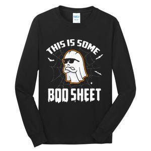 This Is Some Boo Sheet Funny Halloween Ghost Costume Tall Long Sleeve T-Shirt