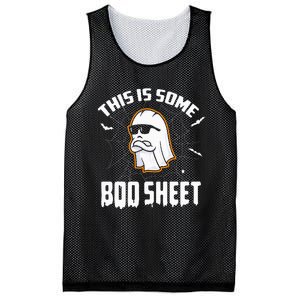 This Is Some Boo Sheet Funny Halloween Ghost Costume Mesh Reversible Basketball Jersey Tank