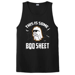 This Is Some Boo Sheet Funny Halloween Ghost Costume PosiCharge Competitor Tank