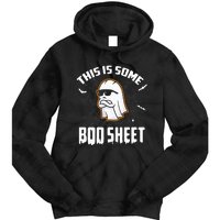 This Is Some Boo Sheet Funny Halloween Ghost Costume Tie Dye Hoodie