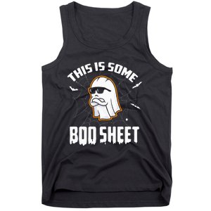 This Is Some Boo Sheet Funny Halloween Ghost Costume Tank Top