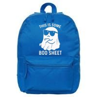 This Is Some Boo Sheet Ghost Halloween Costume 16 in Basic Backpack