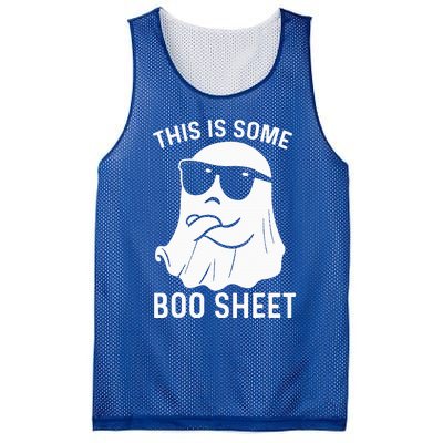 This Is Some Boo Sheet Ghost Halloween Costume Mesh Reversible Basketball Jersey Tank