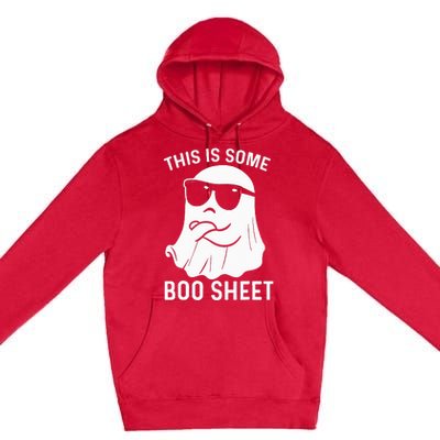 This Is Some Boo Sheet Ghost Halloween Costume Premium Pullover Hoodie