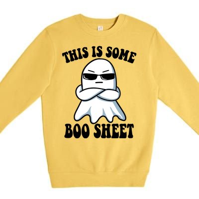 This Is Some Boo Sheet Funny Ghost Premium Crewneck Sweatshirt