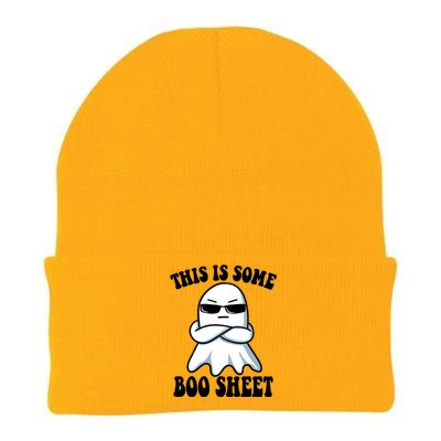 This Is Some Boo Sheet Funny Ghost Knit Cap Winter Beanie