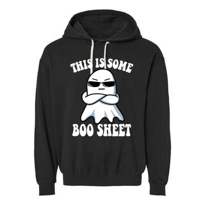 This Is Some Boo Sheet Funny Ghost Garment-Dyed Fleece Hoodie