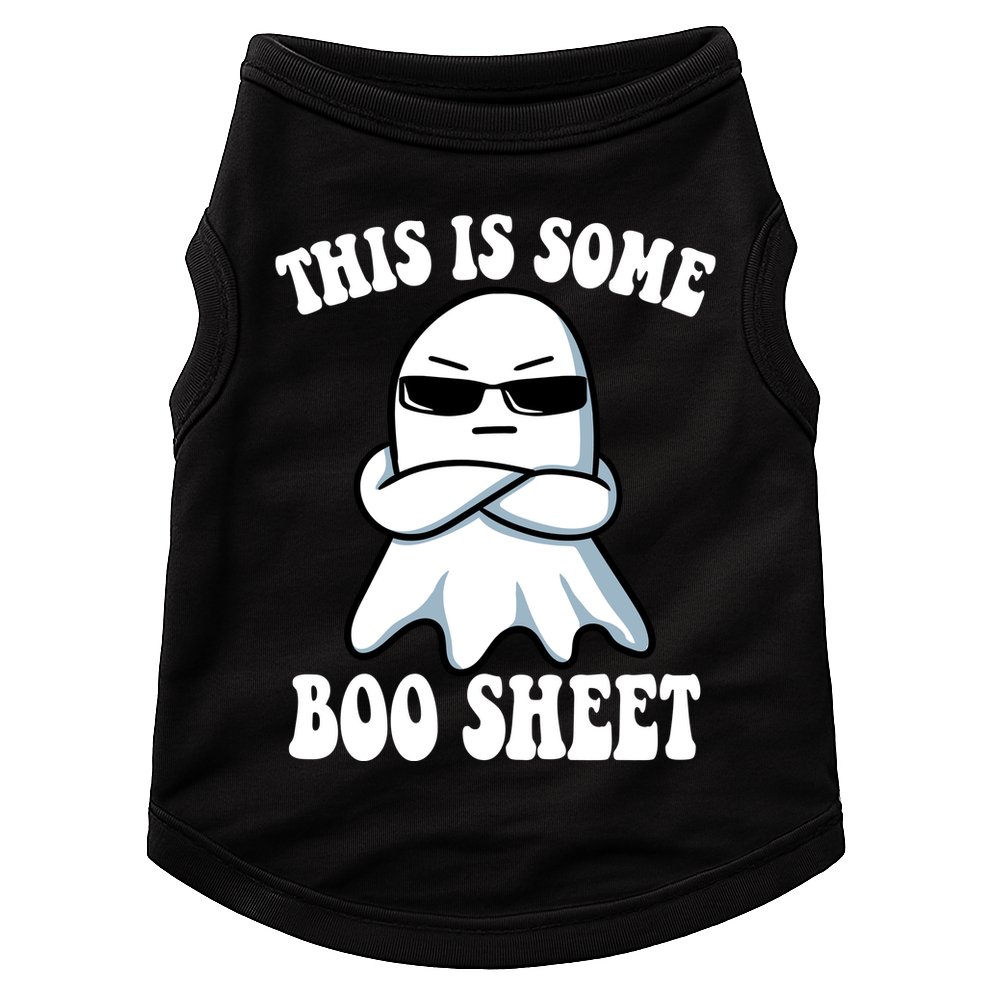 This Is Some Boo Sheet Funny Ghost Doggie Tank