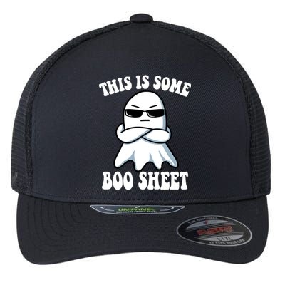 This Is Some Boo Sheet Funny Ghost Flexfit Unipanel Trucker Cap