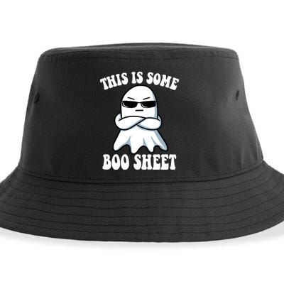 This Is Some Boo Sheet Funny Ghost Sustainable Bucket Hat