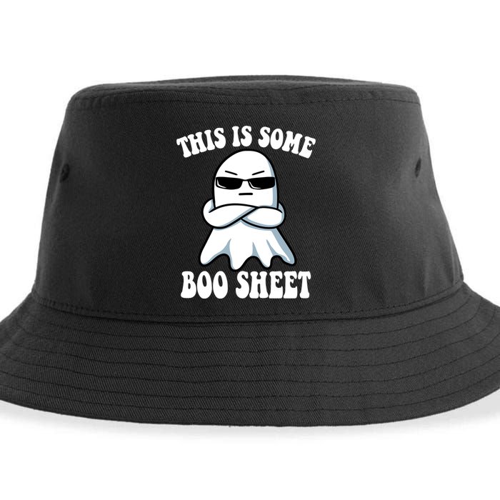 This Is Some Boo Sheet Funny Ghost Sustainable Bucket Hat