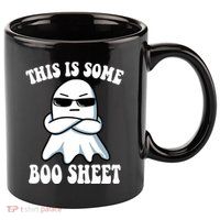 This Is Some Boo Sheet Funny Ghost 11oz C Handle Ceramic Mug