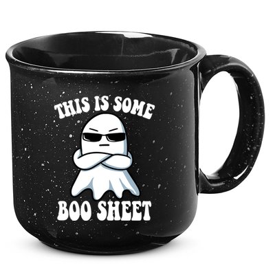 This Is Some Boo Sheet Funny Ghost 15oz Campfire Ceramic Mug