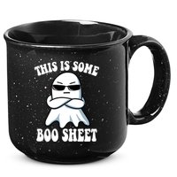 This Is Some Boo Sheet Funny Ghost 15oz Campfire Ceramic Mug
