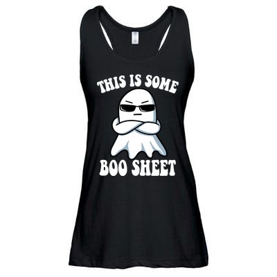 This Is Some Boo Sheet Funny Ghost Ladies Essential Flowy Tank