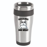This Is Some Boo Sheet Funny Ghost 16oz Travel Tumbler