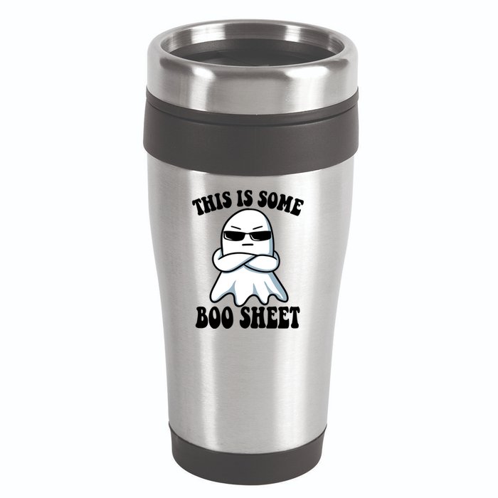 This Is Some Boo Sheet Funny Ghost 16oz Travel Tumbler