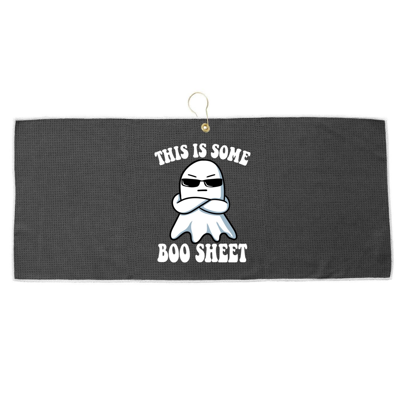 This Is Some Boo Sheet Funny Ghost Large Microfiber Waffle Golf Towel
