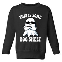 This Is Some Boo Sheet Funny Ghost Toddler Sweatshirt