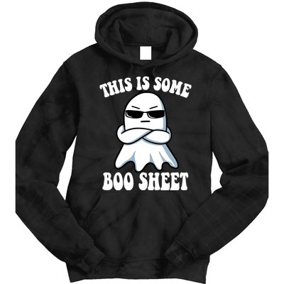 This Is Some Boo Sheet Funny Ghost Tie Dye Hoodie