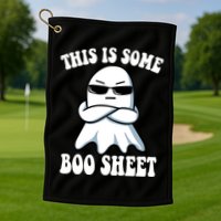 This Is Some Boo Sheet Funny Ghost Golf Towel