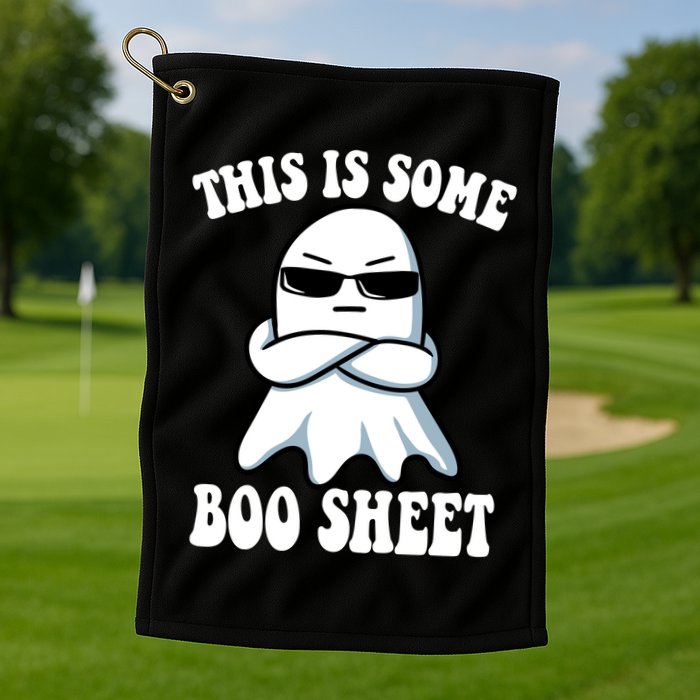 This Is Some Boo Sheet Funny Ghost Golf Towel