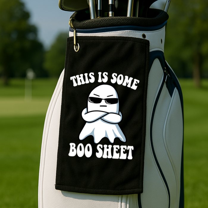 This Is Some Boo Sheet Funny Ghost Golf Towel