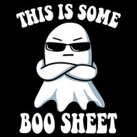 This Is Some Boo Sheet Funny Ghost Wool Snapback Cap