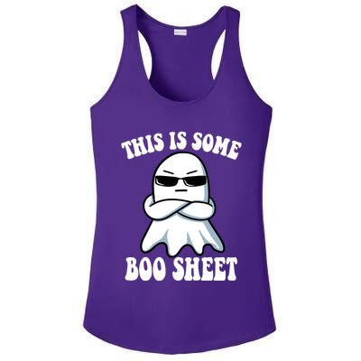 This Is Some Boo Sheet Funny Ghost Ladies PosiCharge Competitor Racerback Tank