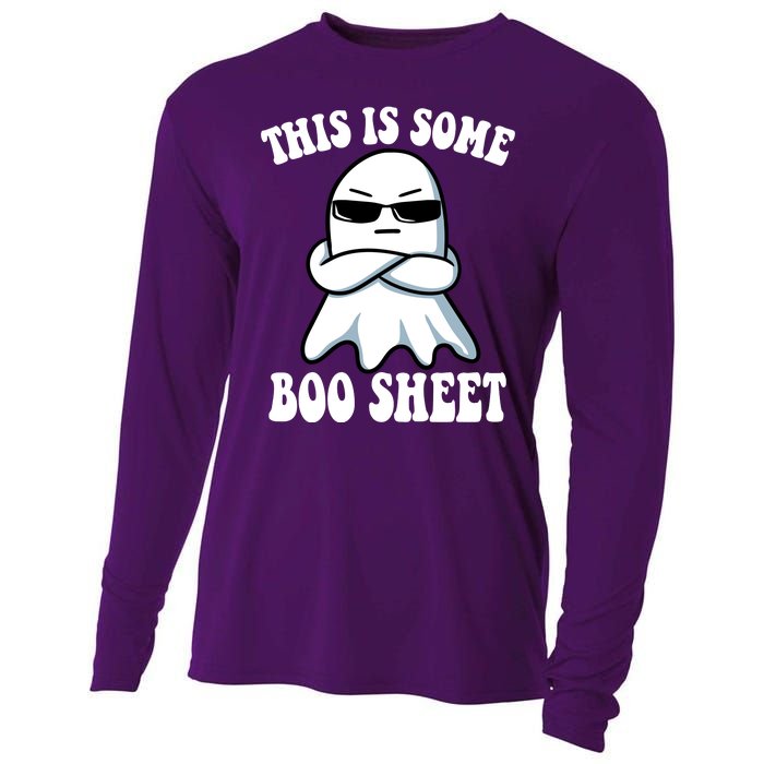 This Is Some Boo Sheet Funny Ghost Cooling Performance Long Sleeve Crew