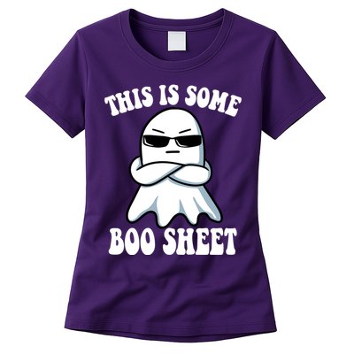 This Is Some Boo Sheet Funny Ghost Womens T-Shirt