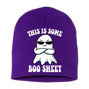 This Is Some Boo Sheet Funny Ghost Short Acrylic Beanie