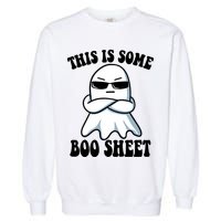 This Is Some Boo Sheet Funny Ghost Garment-Dyed Sweatshirt