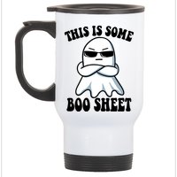 This Is Some Boo Sheet Funny Ghost Stainless Steel Travel Mug