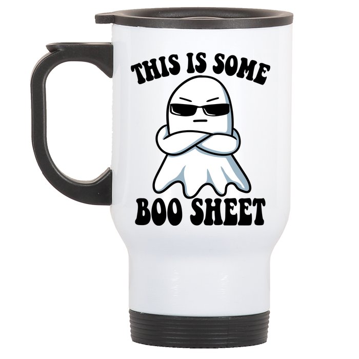 This Is Some Boo Sheet Funny Ghost Stainless Steel Travel Mug