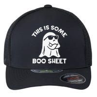 This Is Some Boo Sheet Cool Ghost Funny Halloween Costume Flexfit Unipanel Trucker Cap