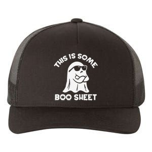 This Is Some Boo Sheet Cool Ghost Funny Halloween Costume Yupoong Adult 5-Panel Trucker Hat