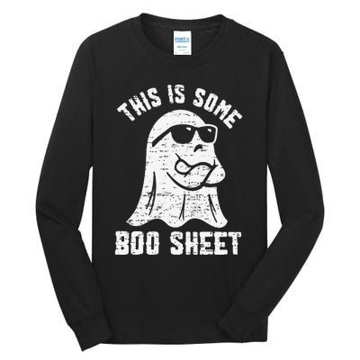 This Is Some Boo Sheet Halloween Ghost Funny Tall Long Sleeve T-Shirt