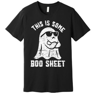 This Is Some Boo Sheet Halloween Ghost Funny Premium T-Shirt