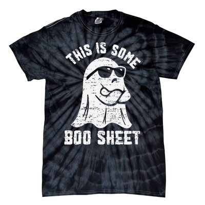 This Is Some Boo Sheet Halloween Ghost Funny Tie-Dye T-Shirt