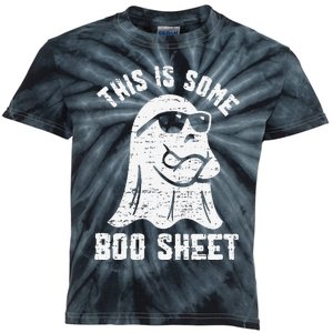 This Is Some Boo Sheet Halloween Ghost Funny Kids Tie-Dye T-Shirt