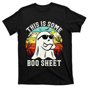 This Is Some Boo Sheet Ghost Retro Halloween Funny Halloween T-Shirt