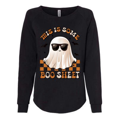 This Is Some Boo Sheet Halloween Ghost Funny Gifts Womens California Wash Sweatshirt